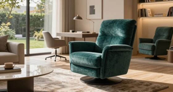 oversized chairs enhance comfort