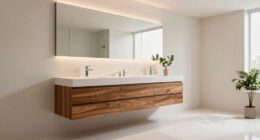 properly installed floating vanities