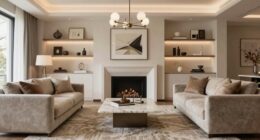 sophisticated family room design