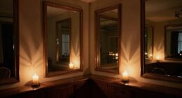 strategic mirror placement brightens rooms