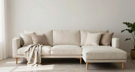 streamlined storage sectional design