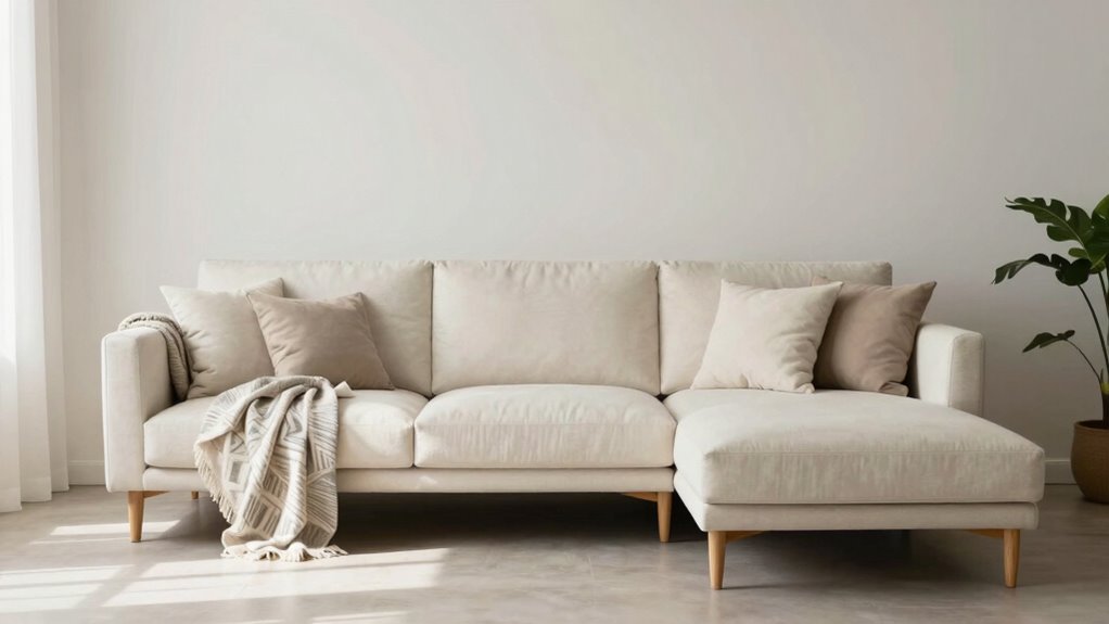 streamlined storage sectional design