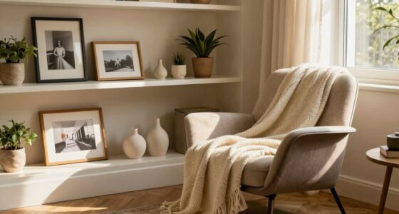 stylish clutter free personal touches