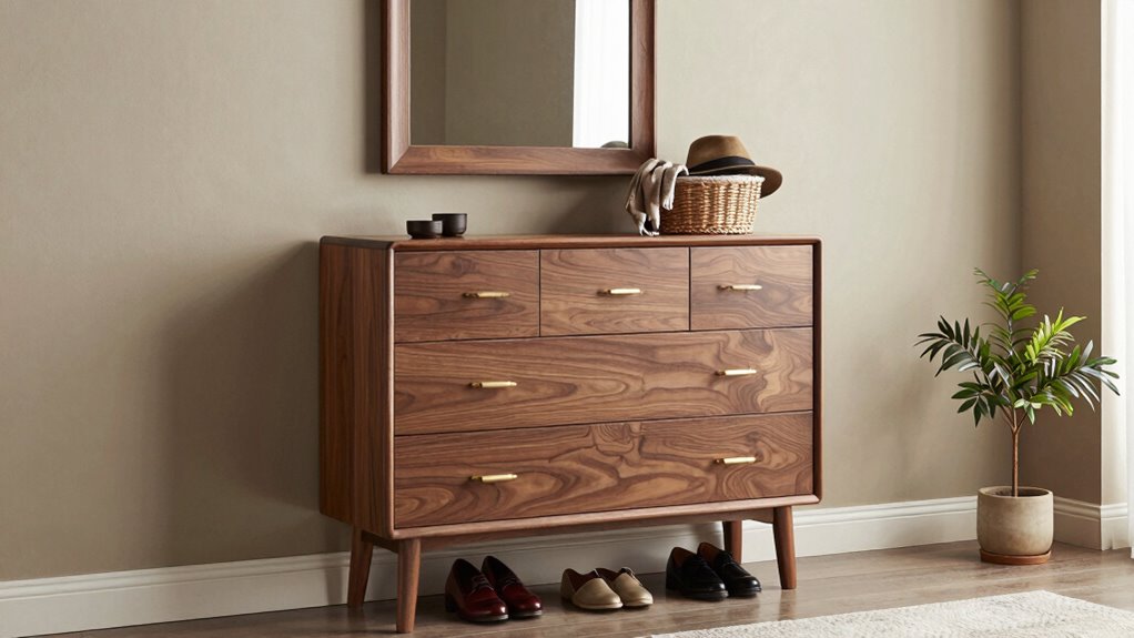 stylish functional entryway storage