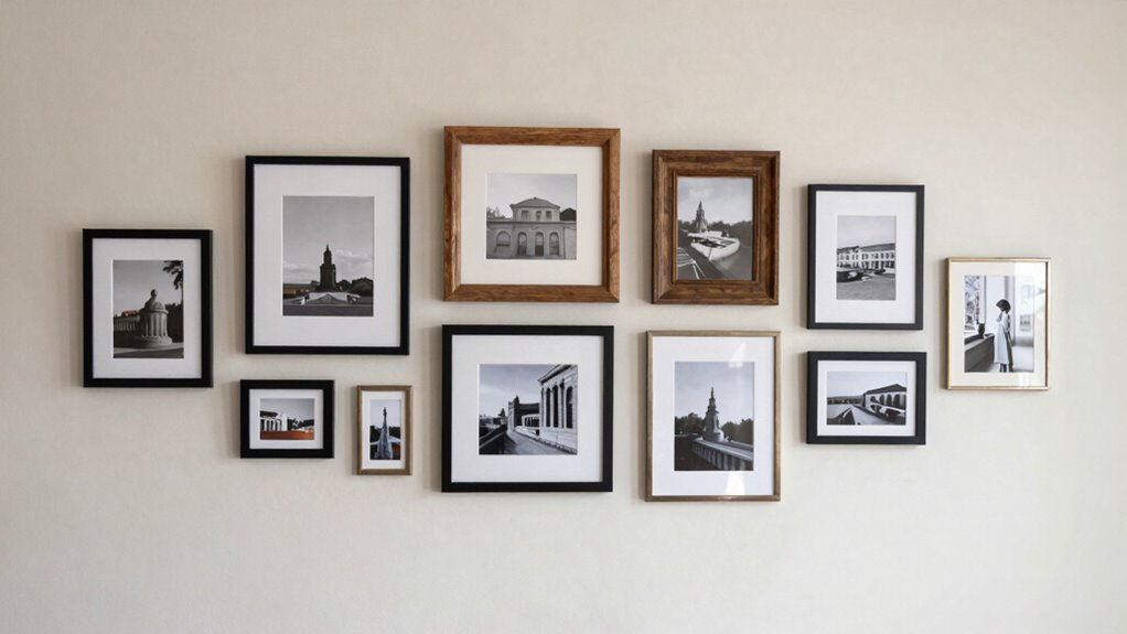 thoughtful cohesive gallery arrangement