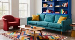 use colorful furniture accents