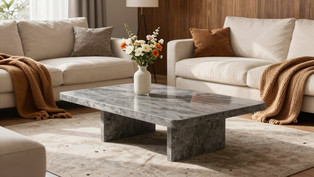 warmth through stone decor