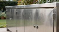 weatherproof stainless outdoor cabinets