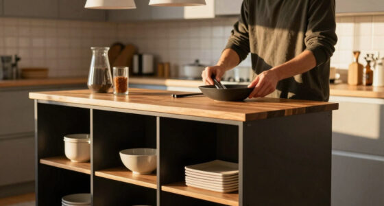 This Stylish IKEA BILLY Hack Looks Like a High-End Kitchen Island
