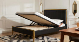 A Murphy Bed Turned A Dining Room Into An Art Deco Multi-Functional Space