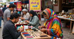 Bustling Street Culture Marketplaces