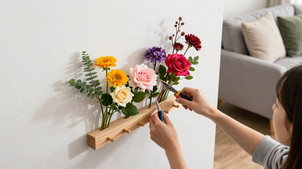 The Coolest New Way To Display Flowers Is On Your Walls