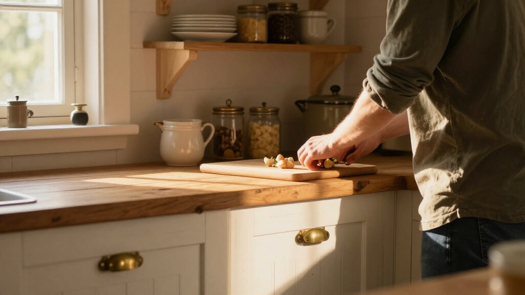 English Cottage Details Transformed This Craftsman Kitchen