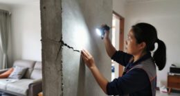Hanoi Inspects Cracks At Hanoi Homeland Apartment Complex