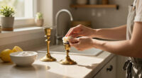 I Tried 4 Ways To Clean Tarnished Brass, And The Winner Made It Look Brand-New
