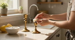 I Tried 4 Ways To Clean Tarnished Brass, And The Winner Made It Look Brand-New