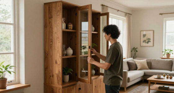 A Wall Of Cabinets Did More Than Add Storage To This Living Room