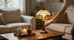 T.J. Maxx Is Selling Out Of This Tiffany-Inspired Accent Lamp