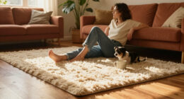 The "SO Soft" TikTok-Viral Rug That Instantly Made My Living Room Warm And Cozy