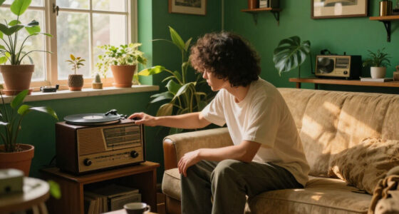 They Turned Their Beige 1900S Parlor Into A Bold, Green “Analog Room”