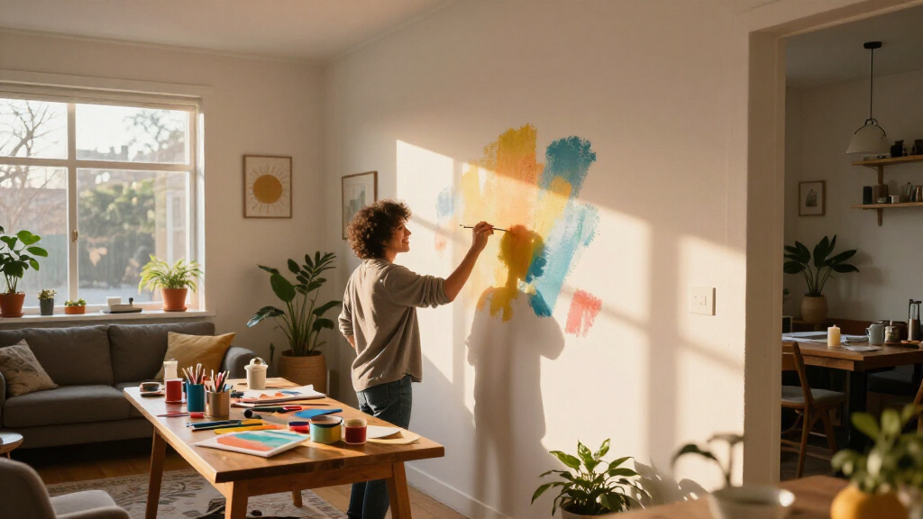 This Artist-Designer Transformed A Plain 1927 Rental With Paint, Art, And DIYs