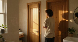 Two Doors Made This Bathroom Feel Awkward — So One Of Them Had To Go