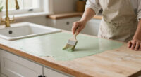 90S Countertops Look Completely Different After A Kitchen Got A Paint Redo