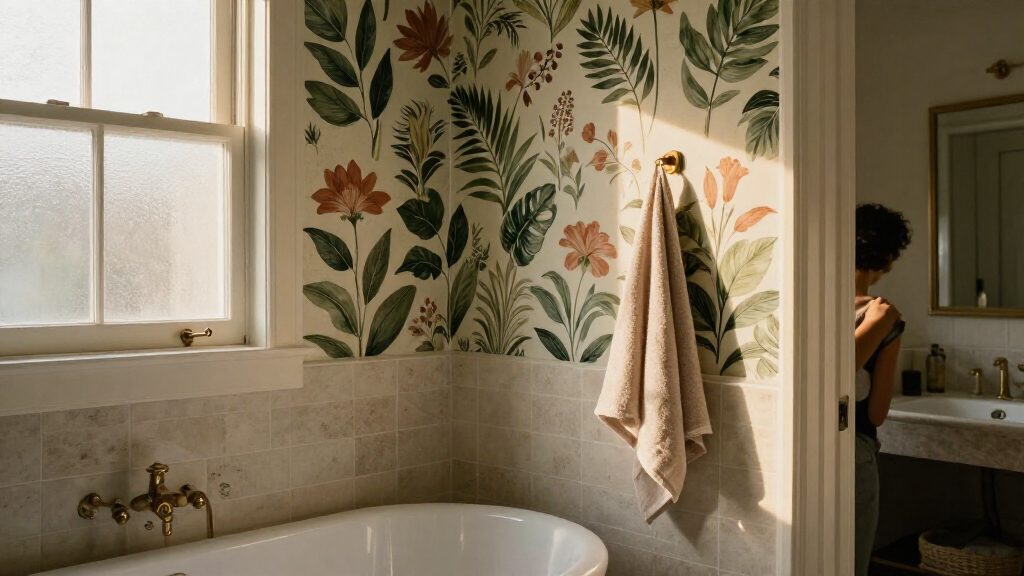 Here's Why Wallpaper Is The Key To A Stylish, Design-Led Bathroom