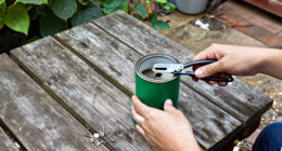 Keep Your Old Paint Can To Build The Easiest Bird Feeder