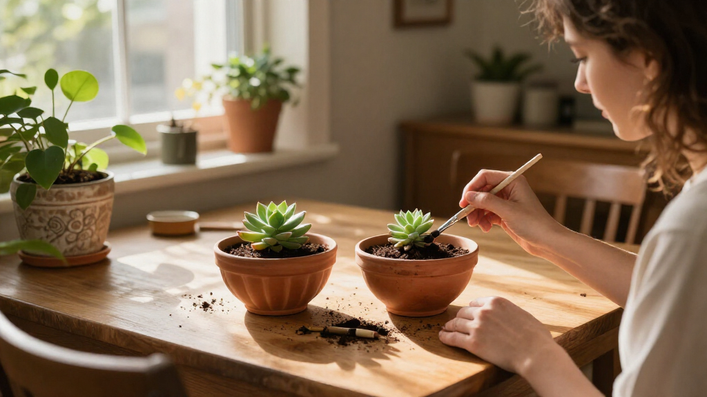 Turn Two Fluted Bowls From Dollar Tree Into Vintage-Style Planters